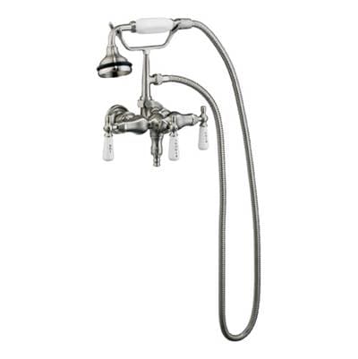 Barclay Hand Shower | Single-Function | 3.80 GPM | Backflow Prevention - Satin Nickel
