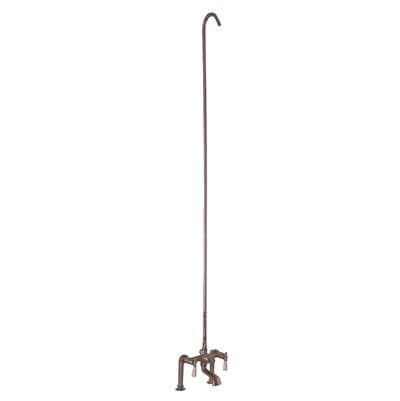 Barclay Elephant Spout, 6'' Mounts, Riser, Lvr Hdle, Brush Nickel - Brushed Nickel by Barclay