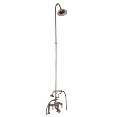 Barclay Elephant Spout, Riser, Shower Head, Lvr Hdle - Brushed Nickel