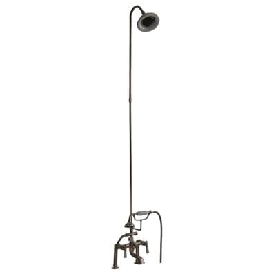 Barclay Elephant Spout, Riser, Shower Head, Lvr Hdle, Polshed Nickel - Polished Nickel