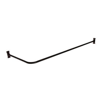 Barclay 72'' Corner Shower Curtain Rod W/ Flanges-orb - Oil Rubbed Bronze by Barclay
