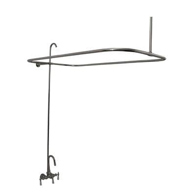 Barclay Shower Unit for CI Tubs, Less Showerhead - Polished Chrome