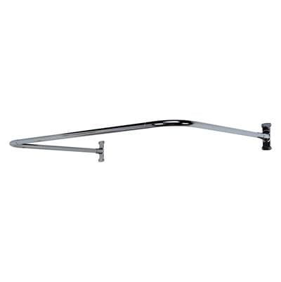 Barclay 4140 ''u'' Shower Rod, 60 X 26'', W/flanges - Polished Chrome by Barclay