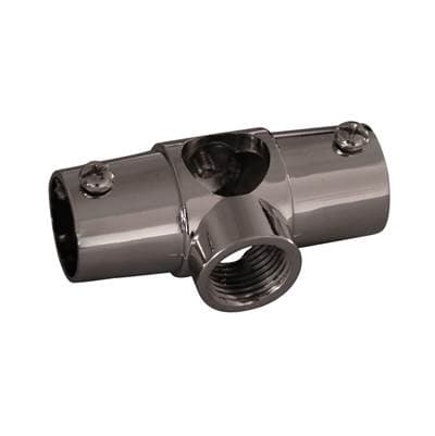 Barclay Wall Tee for 4150 Rod - Polished Chrome by Barclay