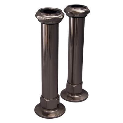 Barclay Straight 1/2'' Wall Mount Coupler, 6'' Long-brushed Nikl - Brushed Nickel by Barclay
