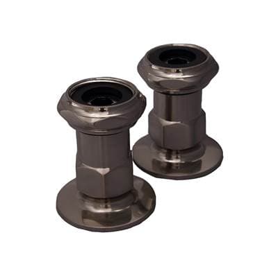 Barclay Straight 1/2'' Wall Mount Coupler, 1-3/4'' Long-bn - Brushed Nickel by Barclay