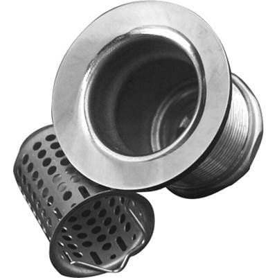 Barclay Basket Strainer, 2'' - Polished Chrome by Barclay