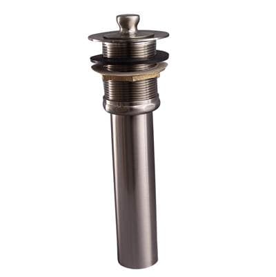 Barclay Tub Drain, Lift & Turn - Brushed Nickel