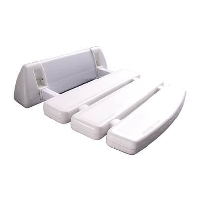 Barclay 14'' Wall Mount Slatted Folding - White by Barclay