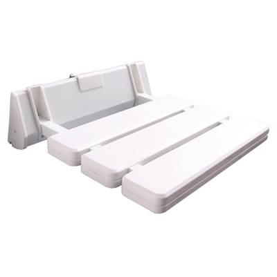 Barclay 13'' Wall Mount Slatted Folding - White by Barclay