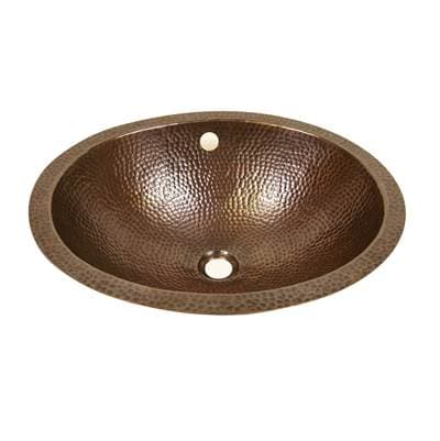Barclay Florian Oval Undermount Basin - Antique Copper