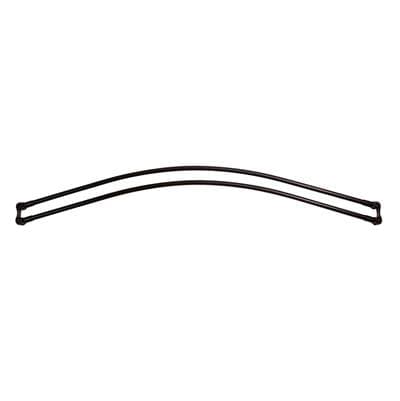 Barclay 36'' Double Curved Shower Curtain Rod - Black by Barclay