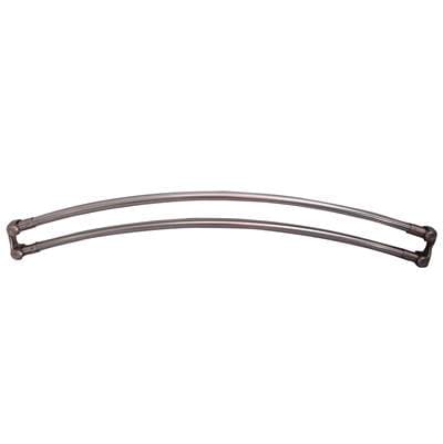 Barclay 60'' Double Curved Shower Curtain Rod - Oil Rubbed Bronze by Barclay