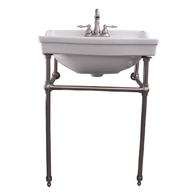 Barclay Ensal 30''Console W/stand,whi 4'' CC, BN Stand - Brushed Nickel by Barclay