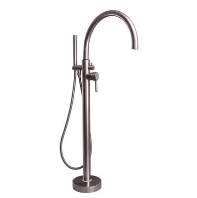 Barclay Bianca Freestanding Tub Filler - Brushed Nickel by Barclay