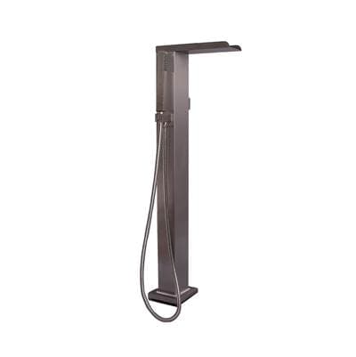 Barclay Coomera Thermo Waterfall Tub Filler W/ Handshower-sb - Brushed Stainless Steel by Barclay
