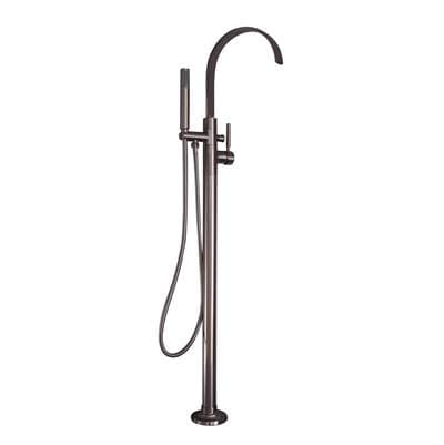 Barclay Tessa Freestanding Tub Filler - Brushed Nickel by Barclay