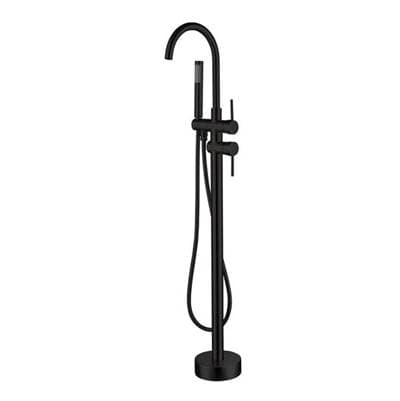 Barclay Elora Freestanding Faucet W/hs - Matte Black by Barclay
