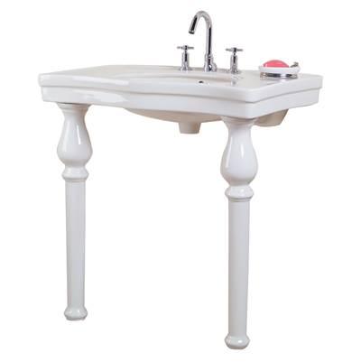 Milano Deluxe Console 8'' cc, White by Barclay