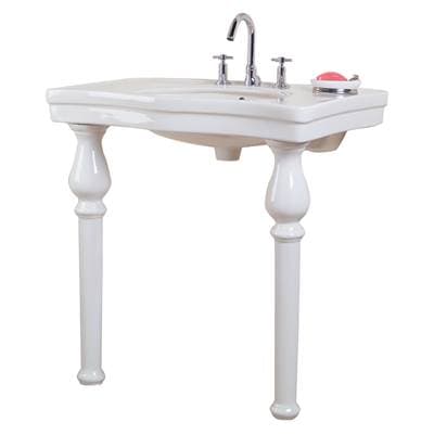 Barclay Milano Deluxe Console 8'' Cc - White by Barclay