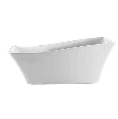 Barclay Melanie Acrylic Slipper, 68'' WH, No Overflow, No Holes - White by Barclay