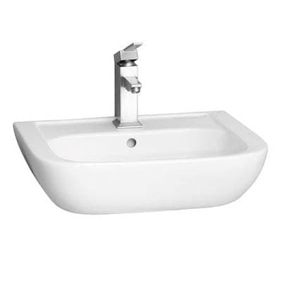 Barclay Caroline 450 Wall-hung Basin, White-4'' Centerset