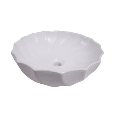 Barclay Anna 18'' Swirl Above Counter Basin - White by Barclay