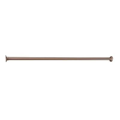108'' Straight Shower Rod, Antique Brass by Barclay