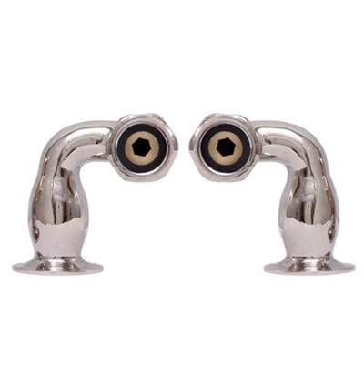 Barclay Deck Mount Coupler 3-3/8'' to 7'' with Niple Kit, Bn - Brushed Nickel by Barclay