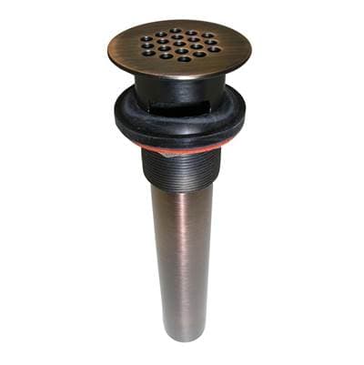 Barclay Grid Drain W/overflow, for Lav - Brushed Nickel by Barclay