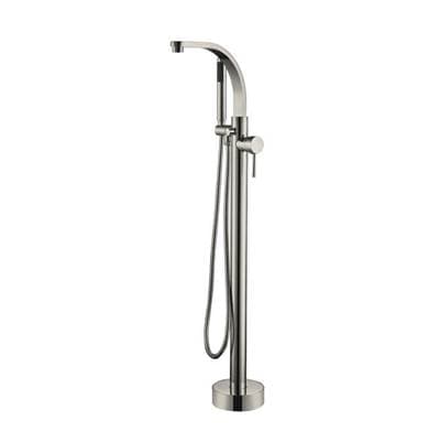 Barclay Grimley Freestanding Faucet (brass),w/handshower,bn - Brushed Nickel by Barclay