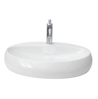 Barclay Cloud 21-5/8'' Wall Hung Basin, 1-Hole,W/Waste Cover - White