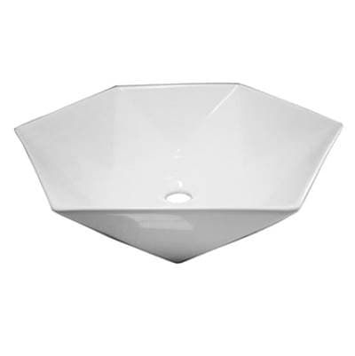 Barclay Angie 21'' Hexagon Basin - White by Barclay