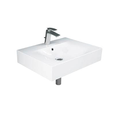 Barclay Des 610 Wall-hung Basin 1-hole - White