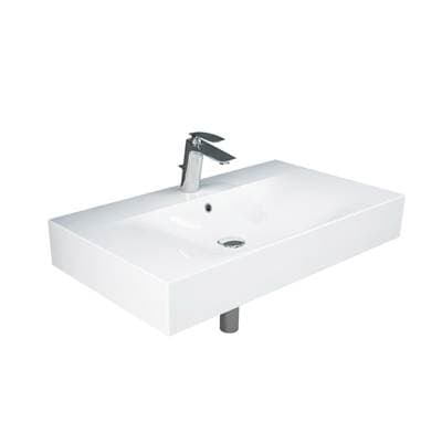 Barclay Des 810 Wall-hung Basin 4'' Centerset - White by Barclay