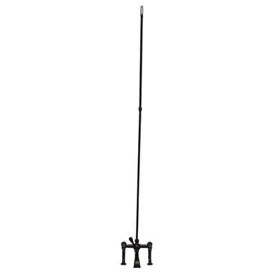 Barclay Elephant Spout, 6'' Mounts, 62'' Riser,metal Lvr Hdle,matt BL - Matte Black by Barclay