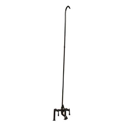 Barclay Elephant Spout, 6'' Mounts, 62'' Riser,metal Lvr Hdle,matt BL - Matte Black by Barclay