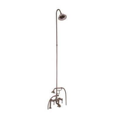 Barclay Elephant Spout, Riser, Shower Head, Lvr Hdle - Matte Black