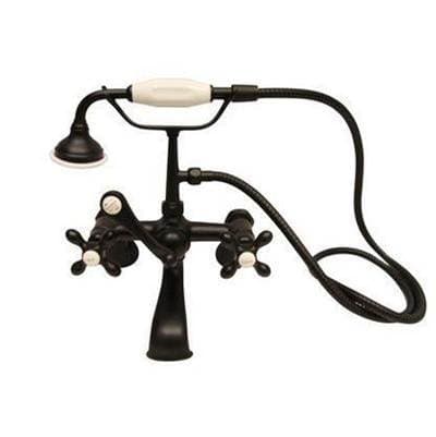 Barclay Elephant Spout Hand Shower W/ Swvl Mts, Cross Hdls,matt BL - Matte Black by Barclay