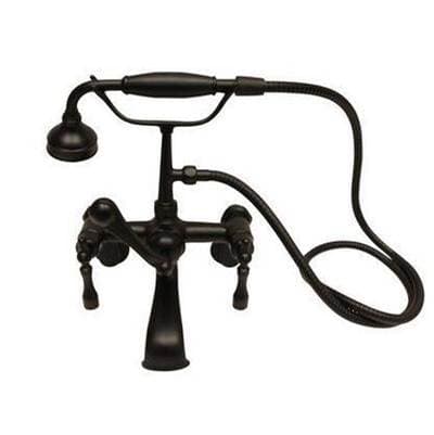 Barclay Elephant Spout,hndshwr,60''hse Swvl Mts,mtl Lvr Hdls,matt BL - Matte Black by Barclay