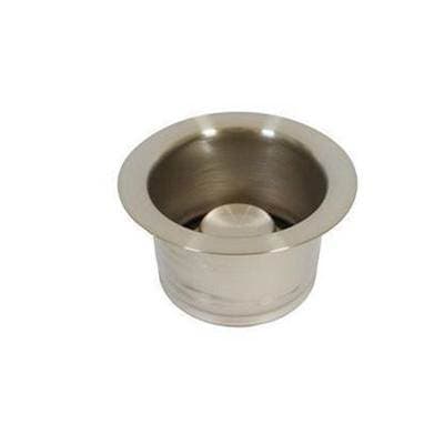 Barclay 3-1/2'' Extra Deep Garbage Disposer Flange & Stopper,bn - Brushed Nickel