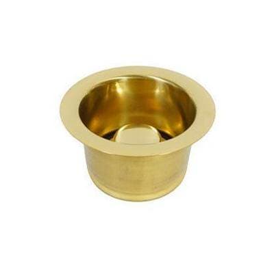 Barclay 3-1/2'' Extra Deep Garbage Disposer Flange & Stopper,pb - Polished Brass