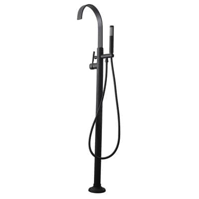 Barclay Tessa Freestanding Tub Filler - Matte Black
