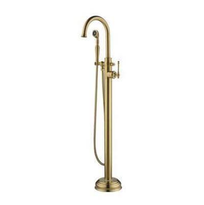 Barclay Lebaron Freestandng Tub Filler W/hs - Brushed Gold by Barclay