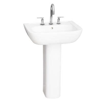 Barclay Caroline 450 Basin Only, White, 4'' Center Set by Barclay
