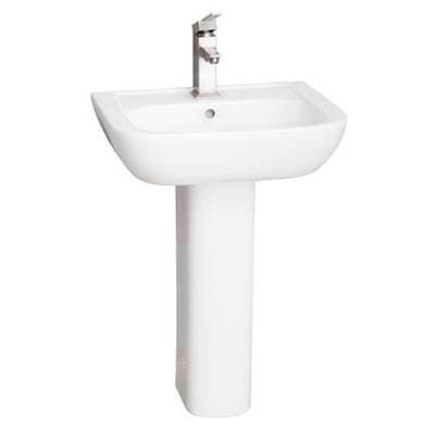 Barclay Caroline 550 Basin Only, White-4'' Center Set