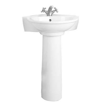 Evolution Corner Basin White 4'' Center Set