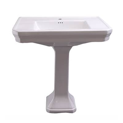 Barclay Corbin Basin Only With1-faucet Hole,w/ Overflow - White