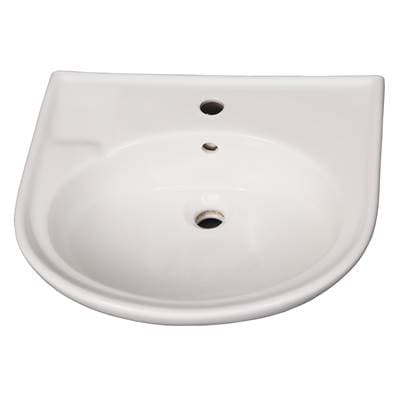 Barclay Cynthia 570 Ped Lav Basin 1 Hole - White by Barclay