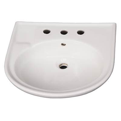 Barclay Cynthia 570 Ped Lav Basin 8'' CC - White